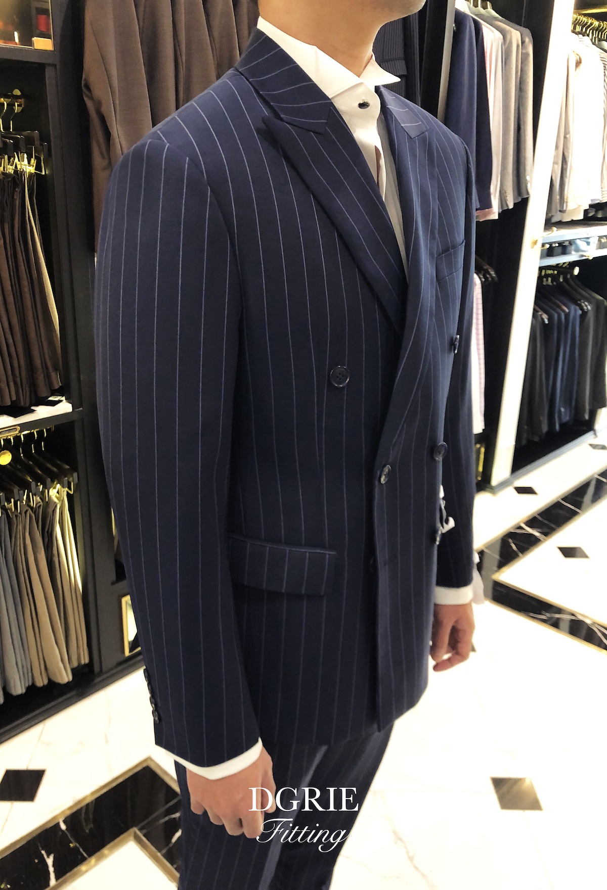 fitting pinstripe double breasted suits dgrie 1