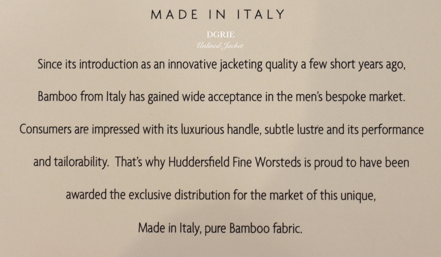 fitting italy bamboo unlined jacket dgrie 5