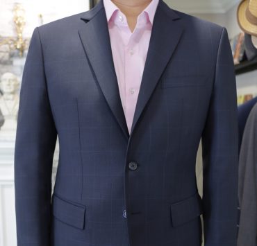 navy checked suits dgrie 1