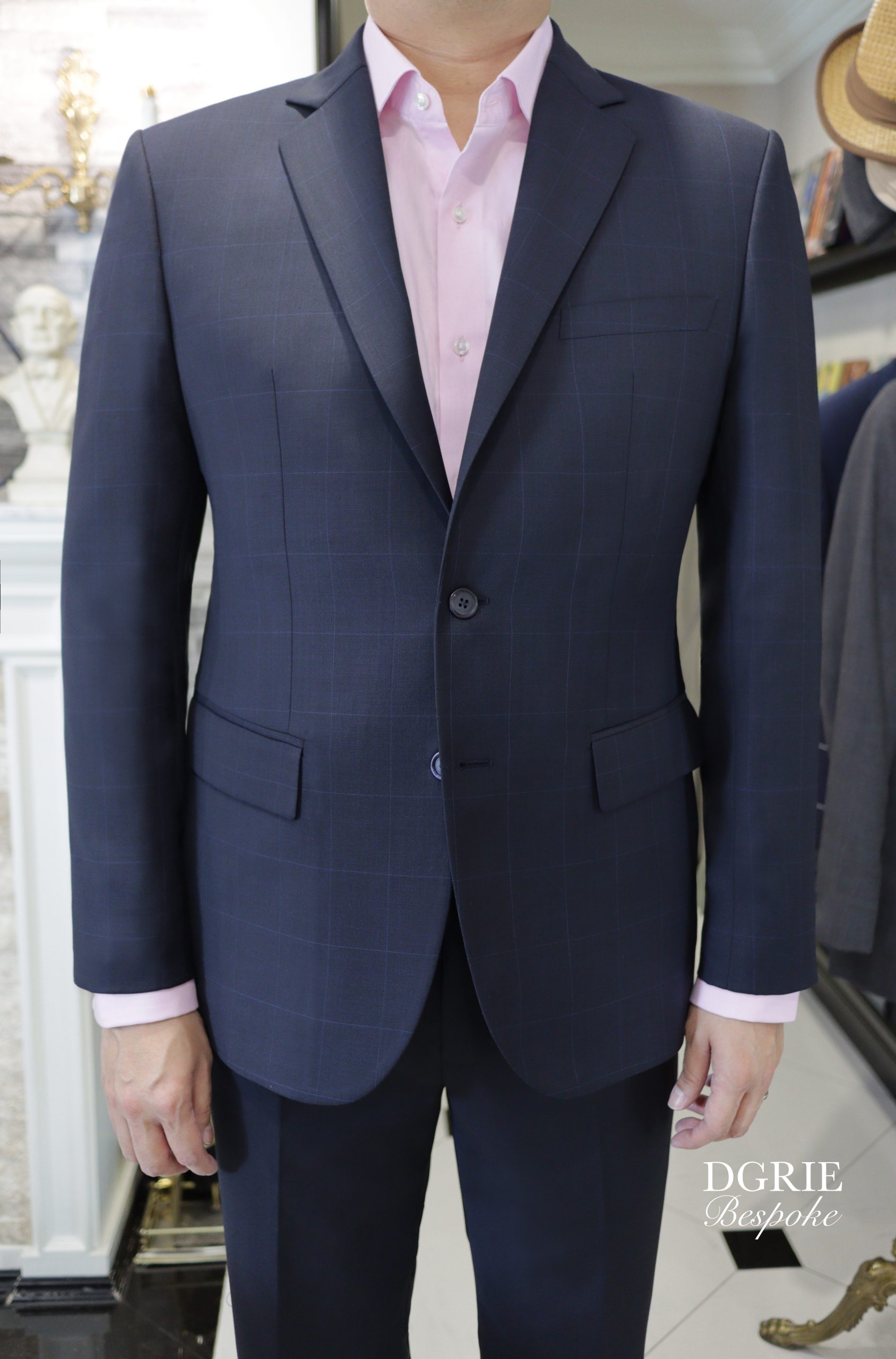 navy checked suits dgrie navy checked suits dgrie