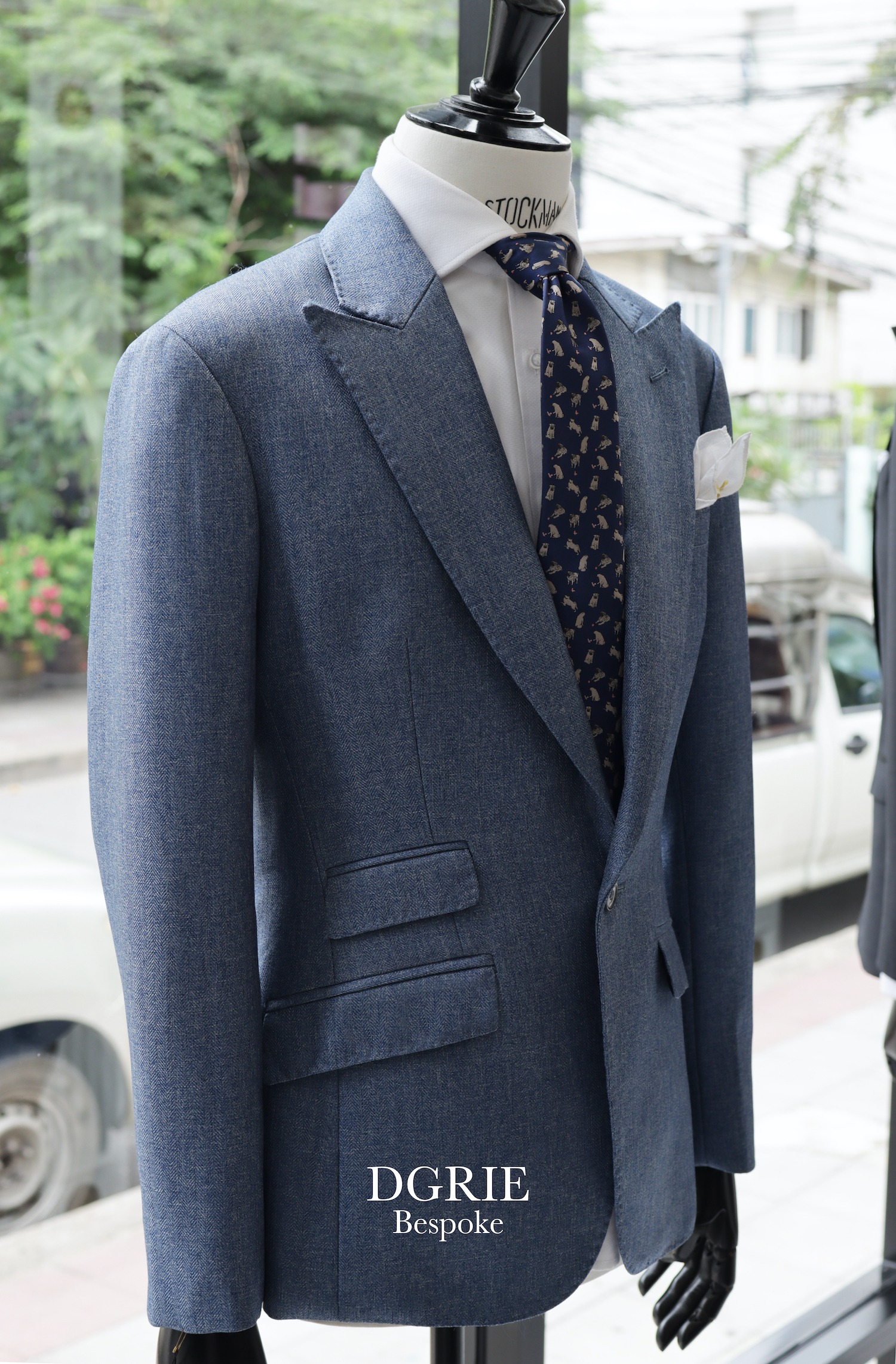 blue herringbone suits dgrie 2