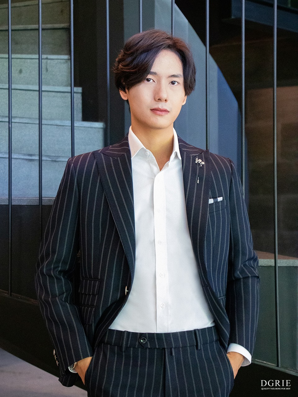 dgrie navy blue pinstripe dgrie 2 dgrie navy blue pinstripe dgrie 2