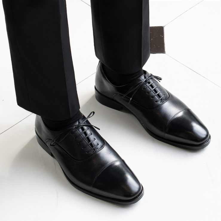DGRIE SHOES: Black Premium Captoe Oxford Premium 2 dgrie shoes black premium captoe oxford premium dgrie 15