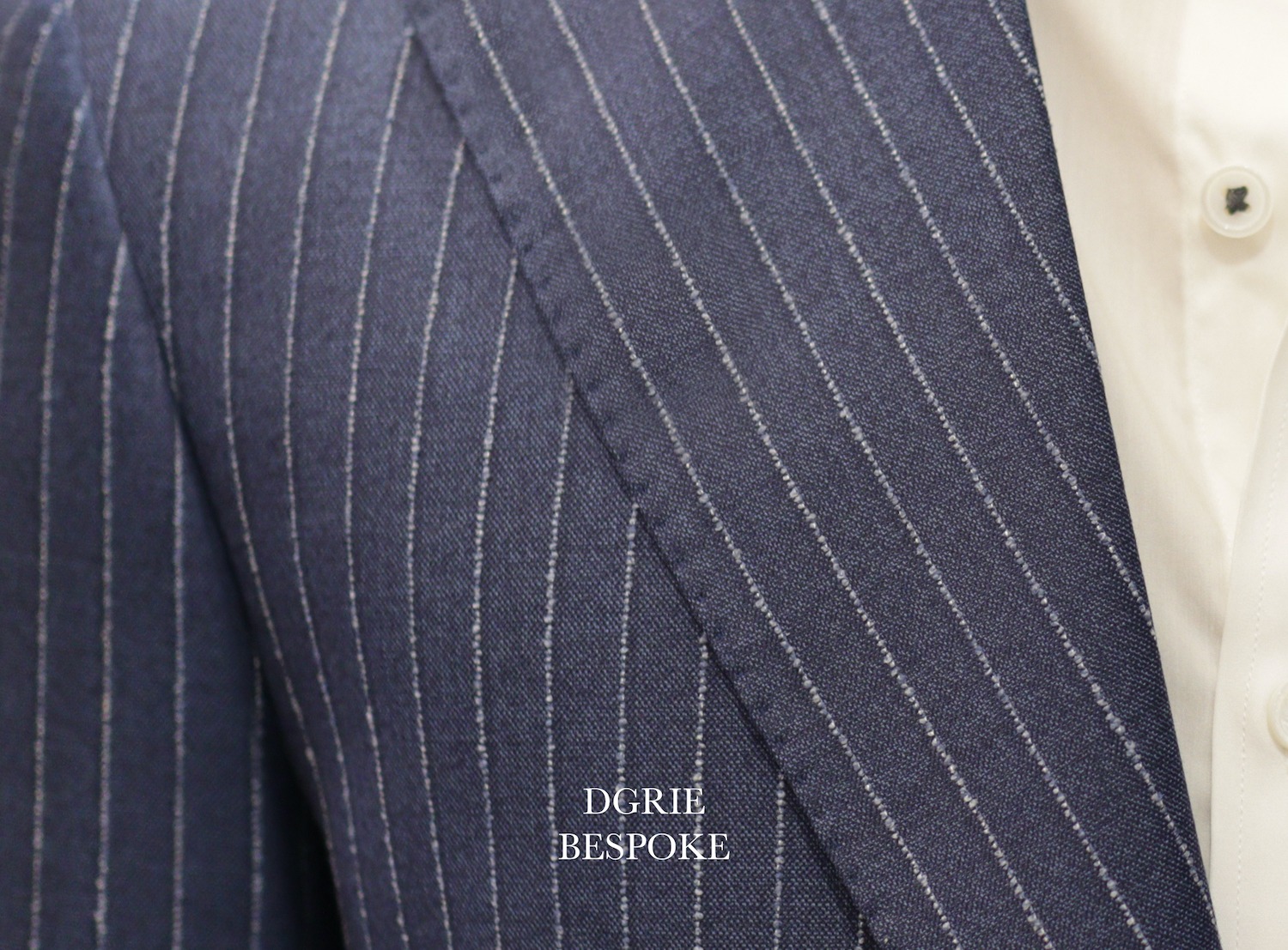 navy pinstripe classic lapel suits dgrie 1