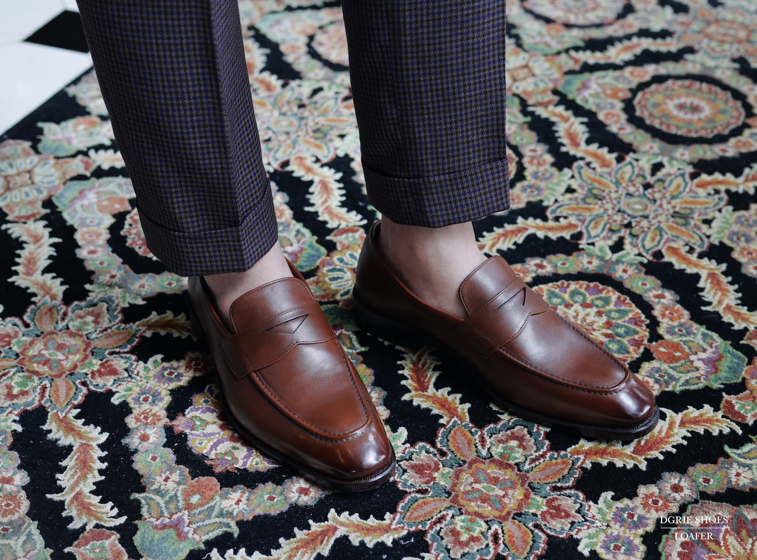 cognac premium penny loafer dgrie 2