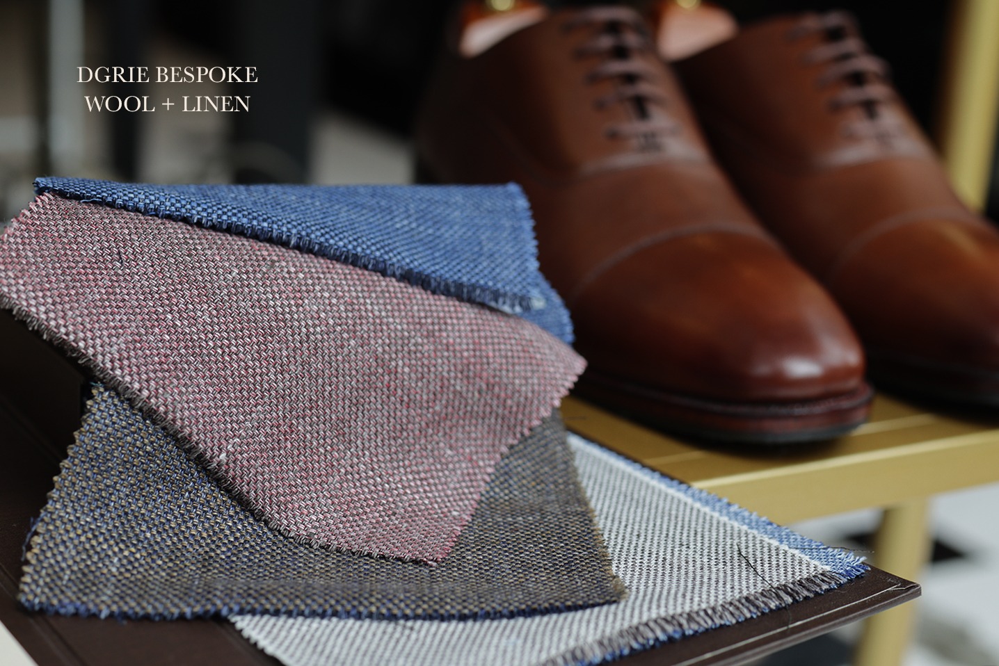 dgrie fitting wool linen silk jacket dgrie 2