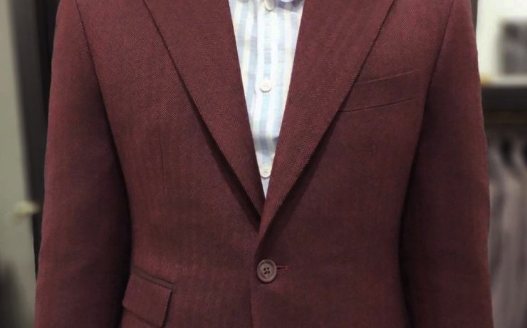 DGRIE: Red Flannel Suits: ตัดสูทสีแดงผ้า 100% Wool Flannel 52 dgrie red flannel suits 100 wool flannel dgrie 5