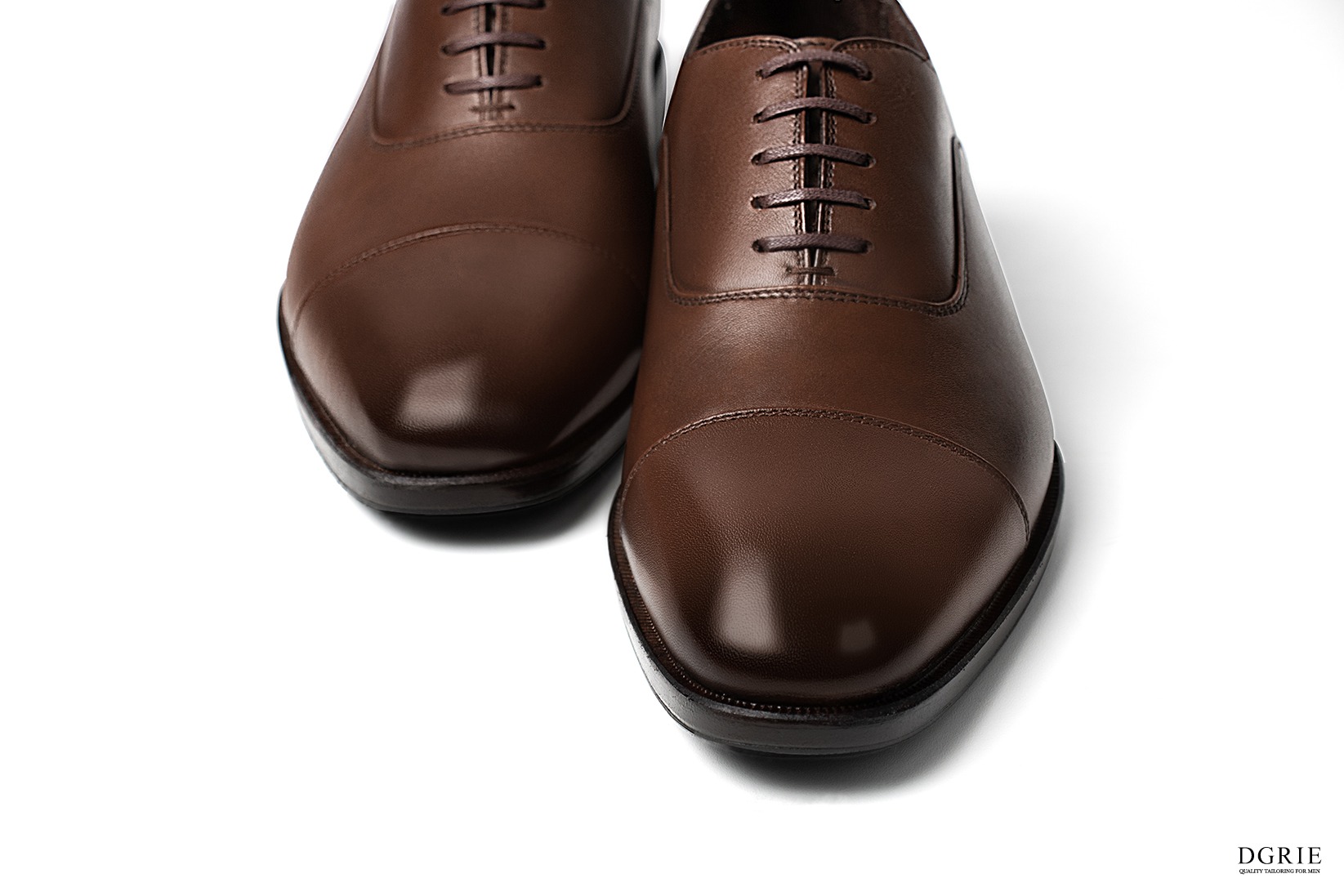 dgrie shoes cognac premium captoe oxford dgrie 12