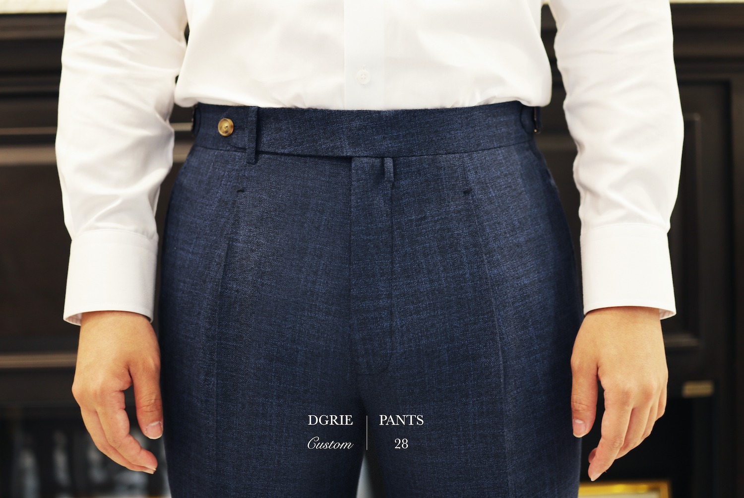 dgrie custom pants 28 made in italy dgrie