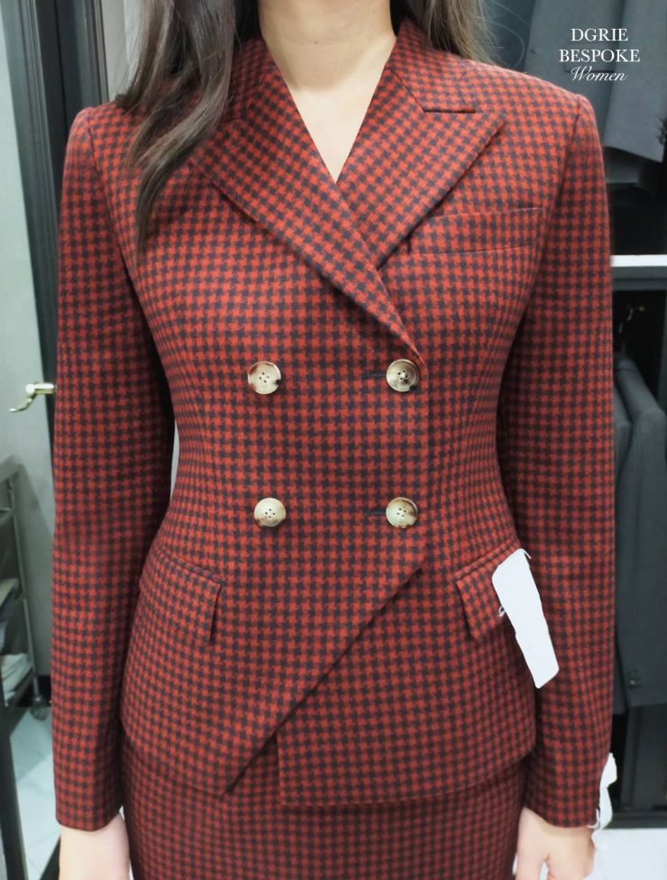 DGRIE HoundsTooth Check Women Suits ร้านตัดสูทผู้หญิง 8 dgrie houndstooth check women suits dgrie 1