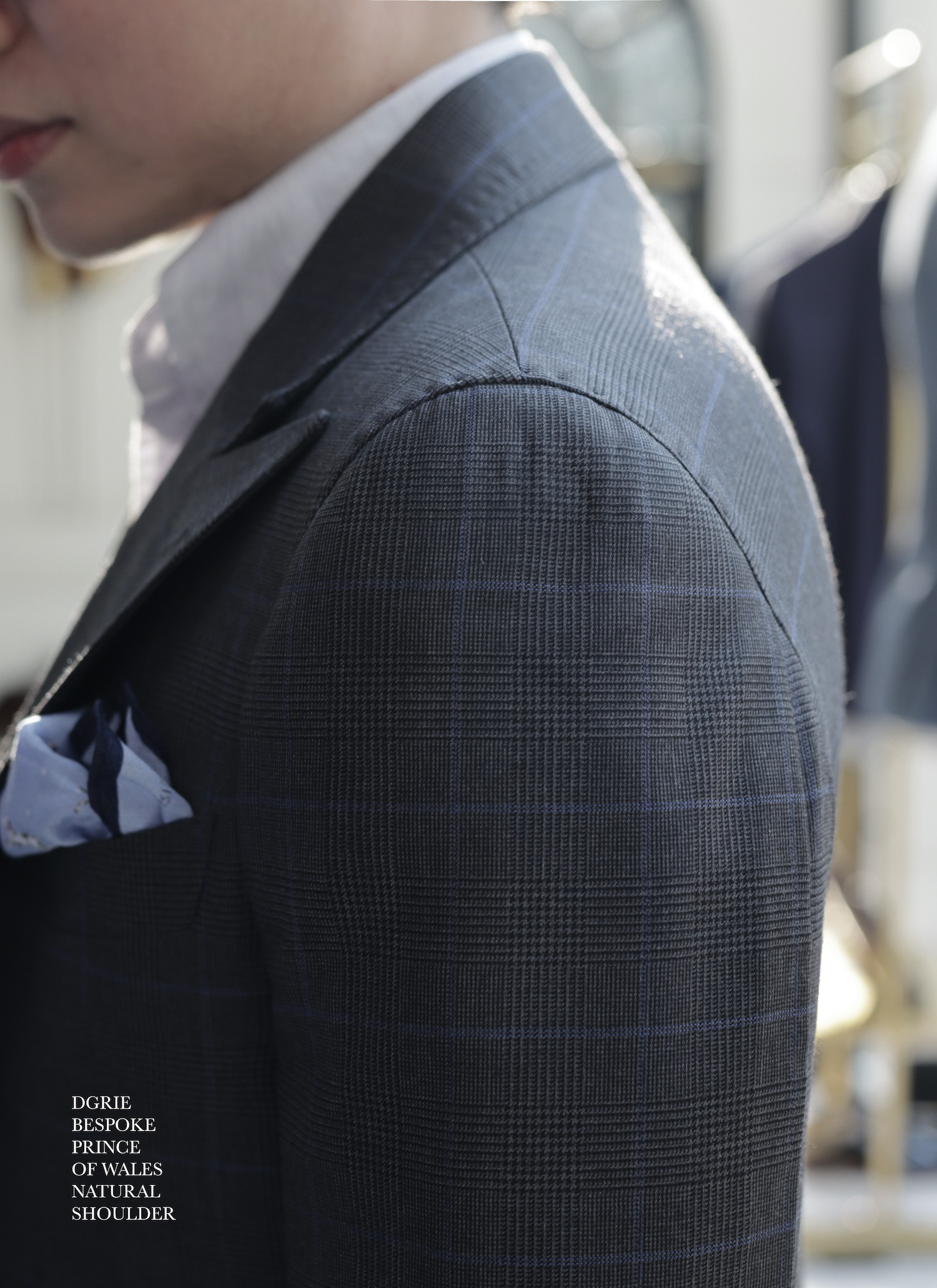 dgrie prince of wales grey suit dgrie