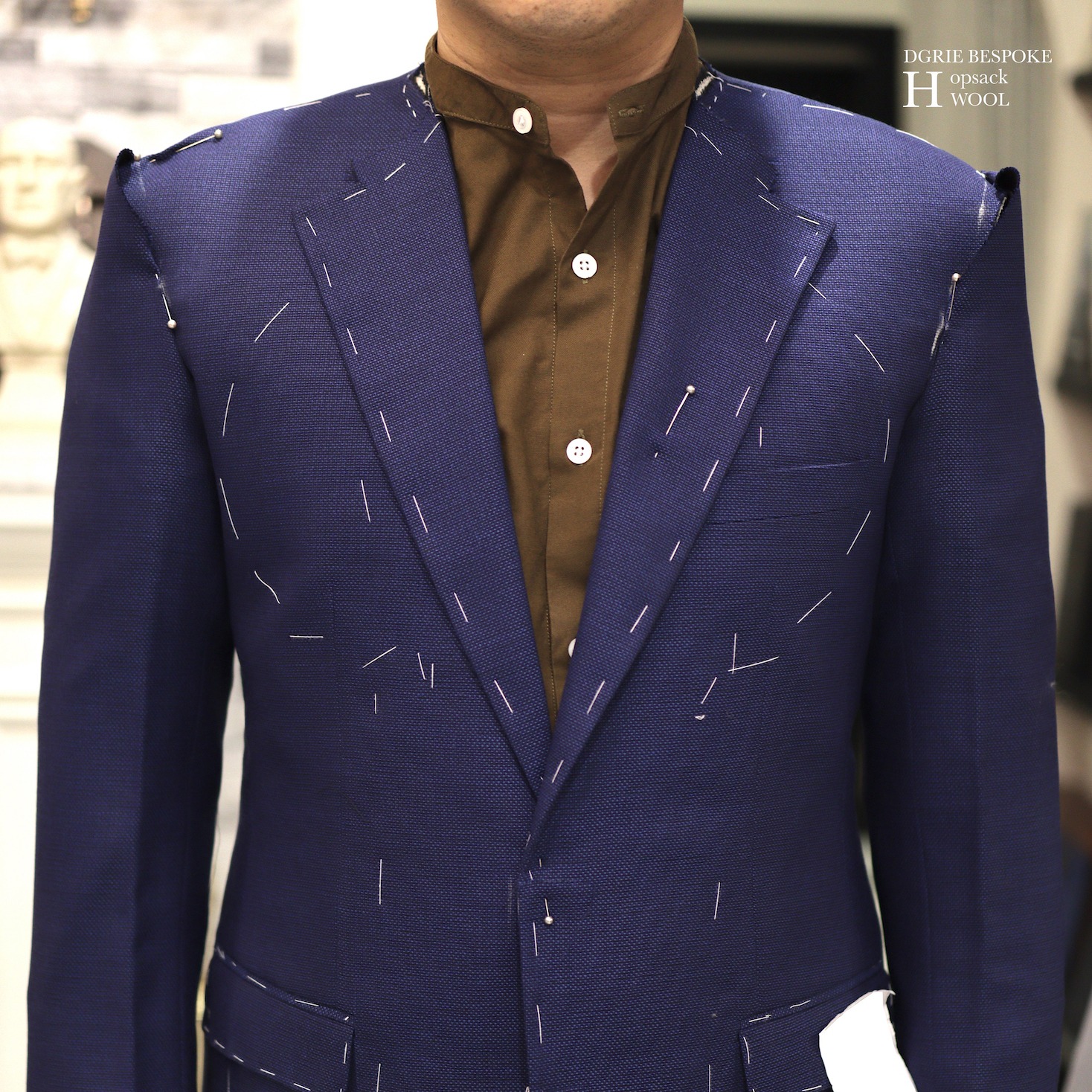 DGRIE FITTING HOPSACK SPORT JACKET: ตัดสูทลำลอง 1 dgrie fitting hopsack sport jacket dgrie 2