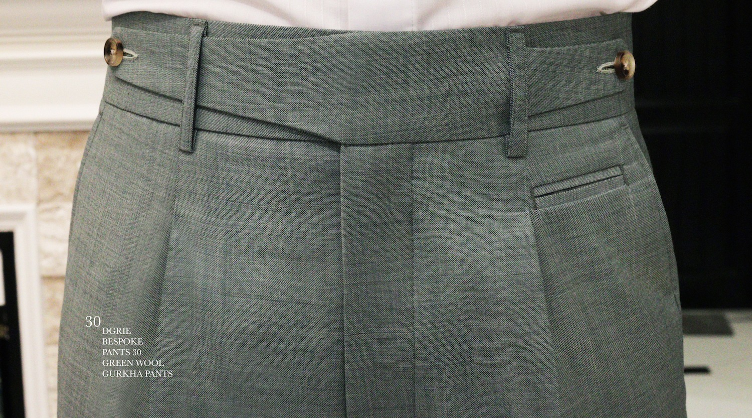 dgrie pants 30 denim green gurkha dgrie 10