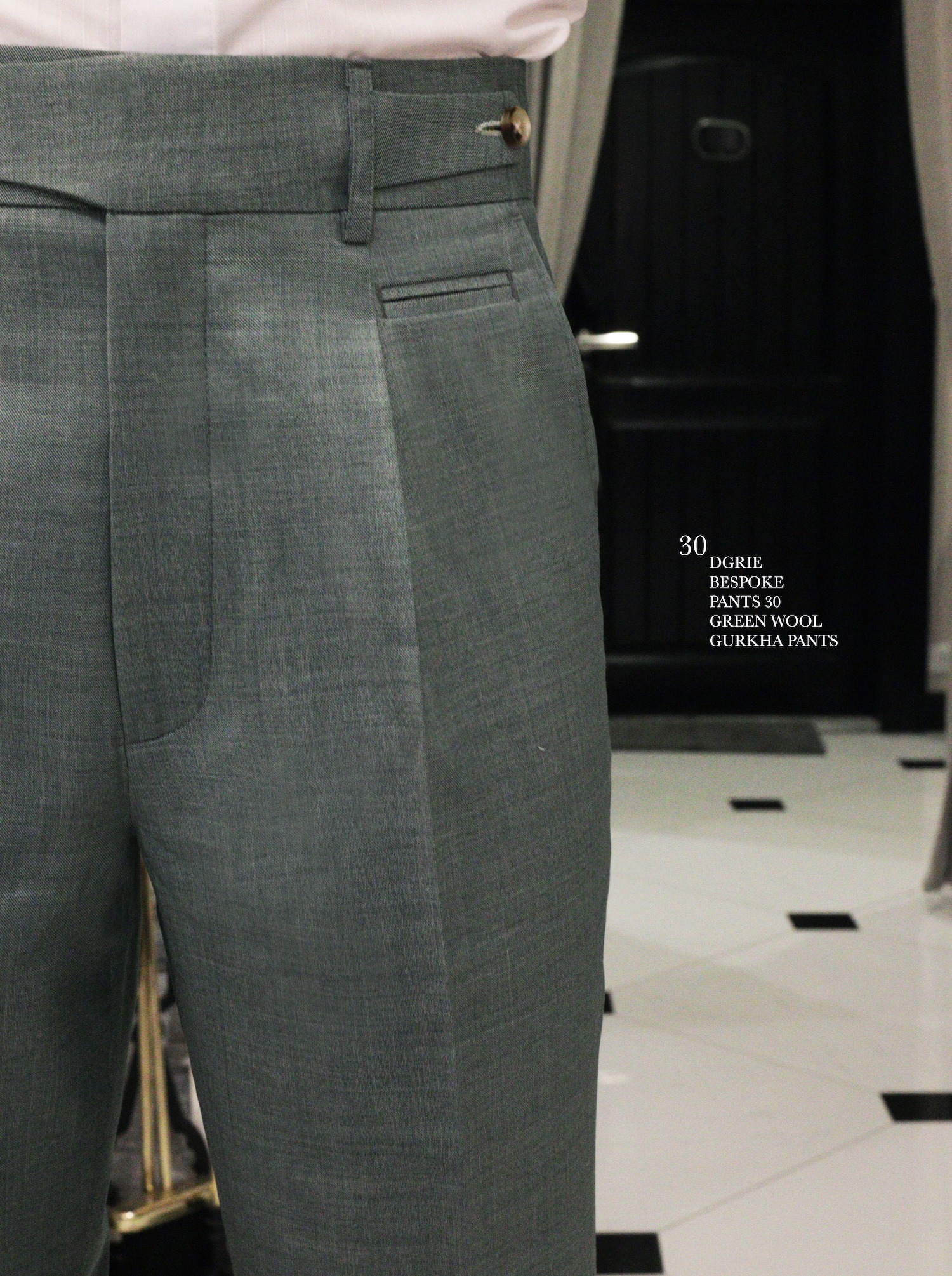 dgrie pants 30 denim green gurkha dgrie 11