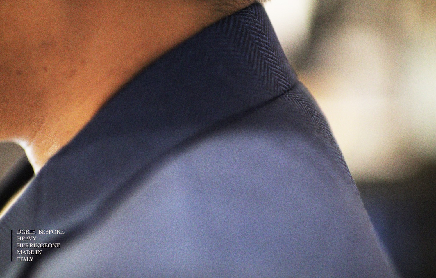 dgrie bespoke navy heavy herringbone suit dgrie 3