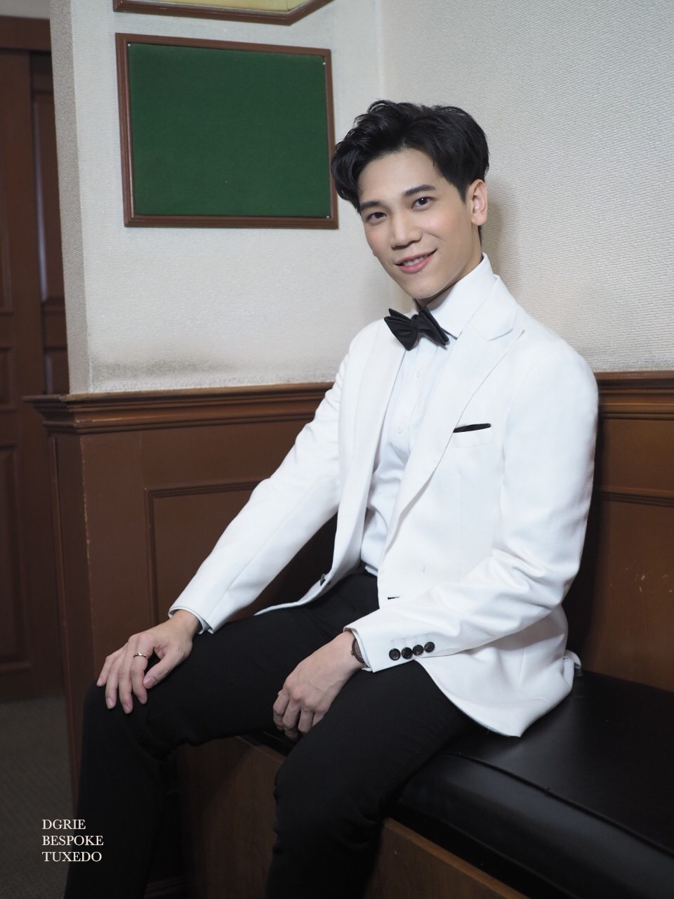 white tuxedo arm kornkan dgrie 4