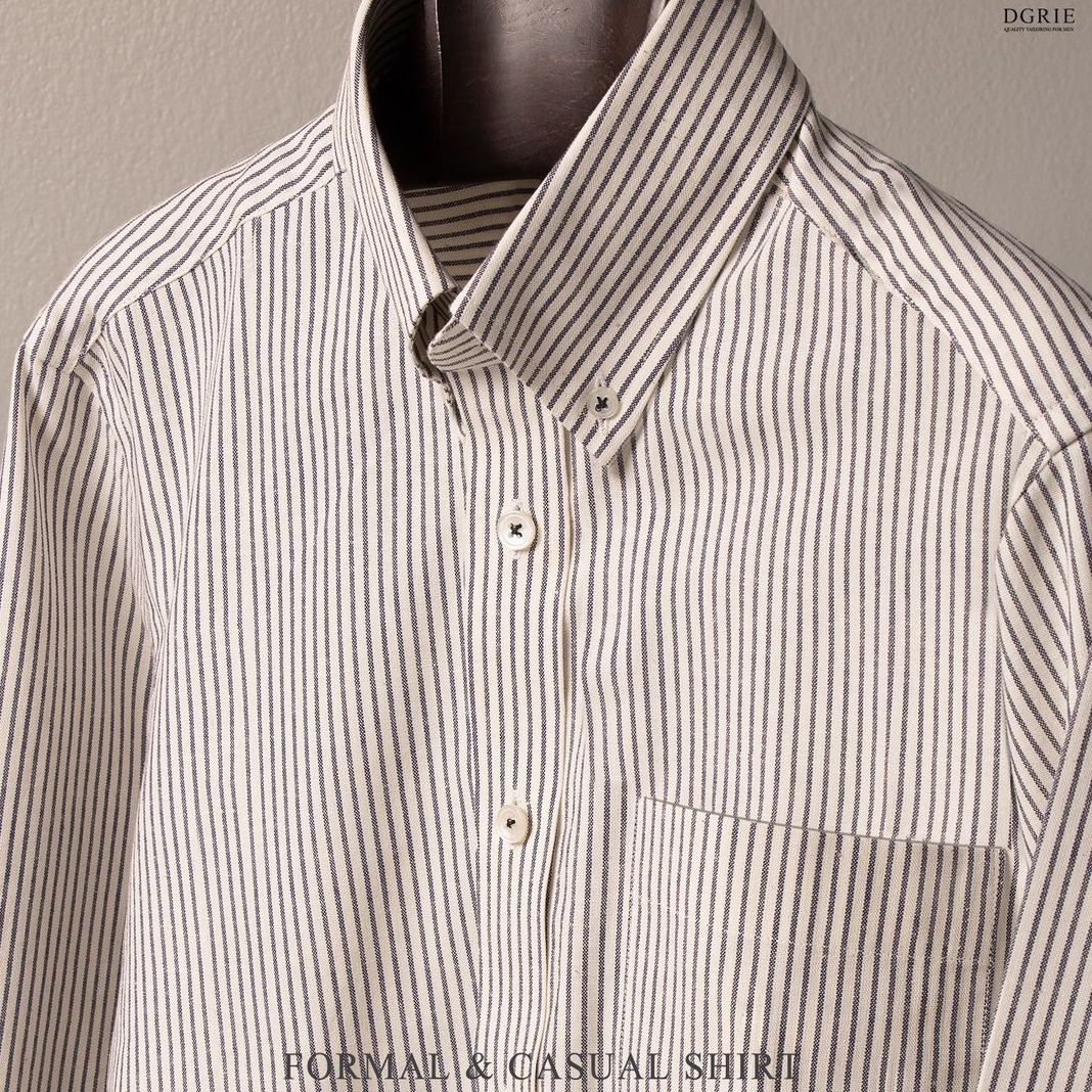 dgrie chalk stripe gray shirt dgrie 1