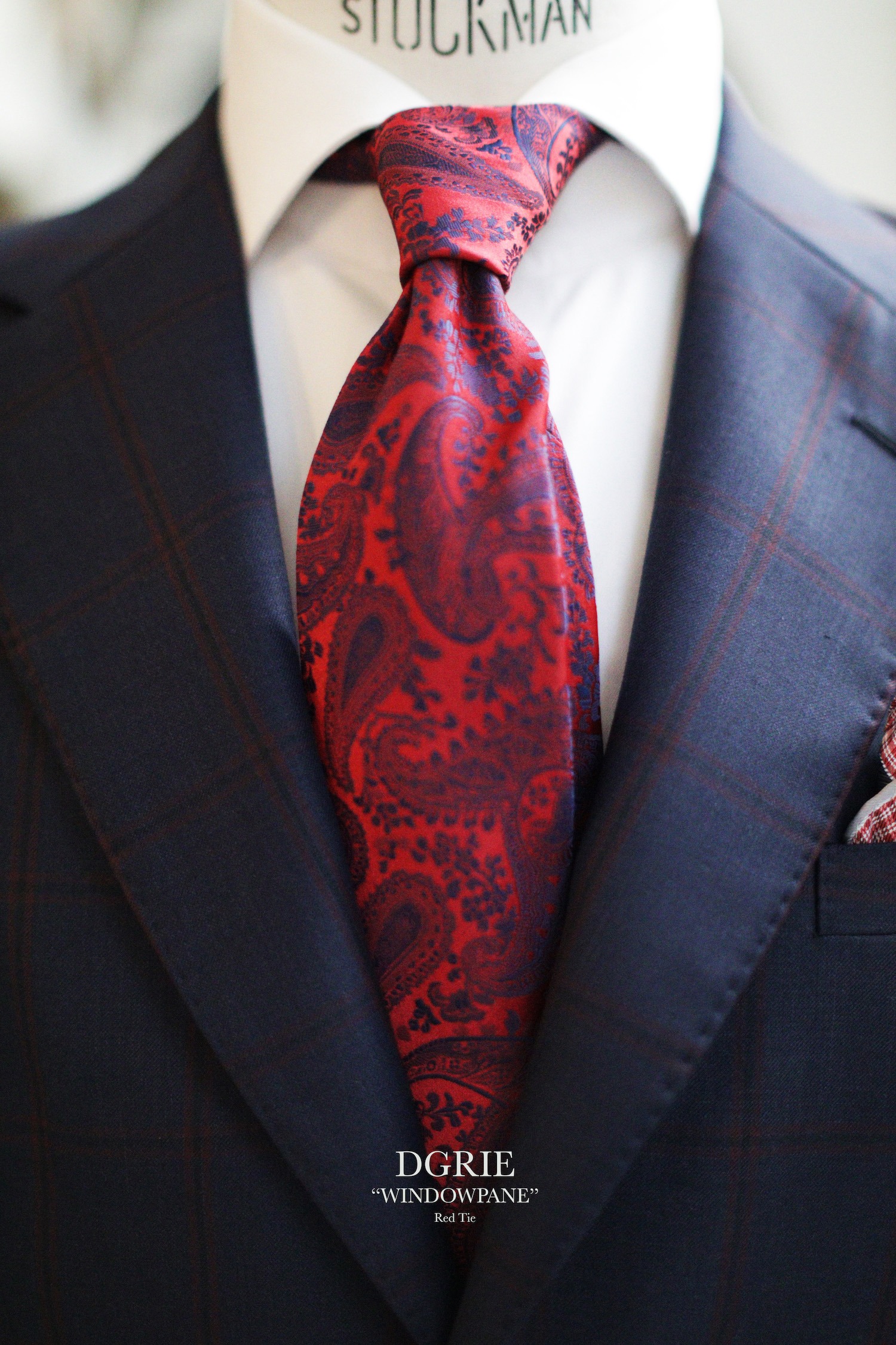 dgrie navy x red windowpane dgrie 2