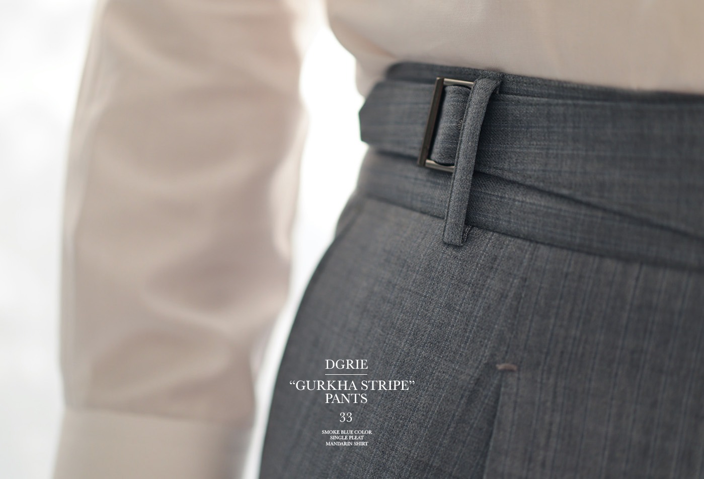 dgrie pants 33 gurkha smoke blue dgrie 6