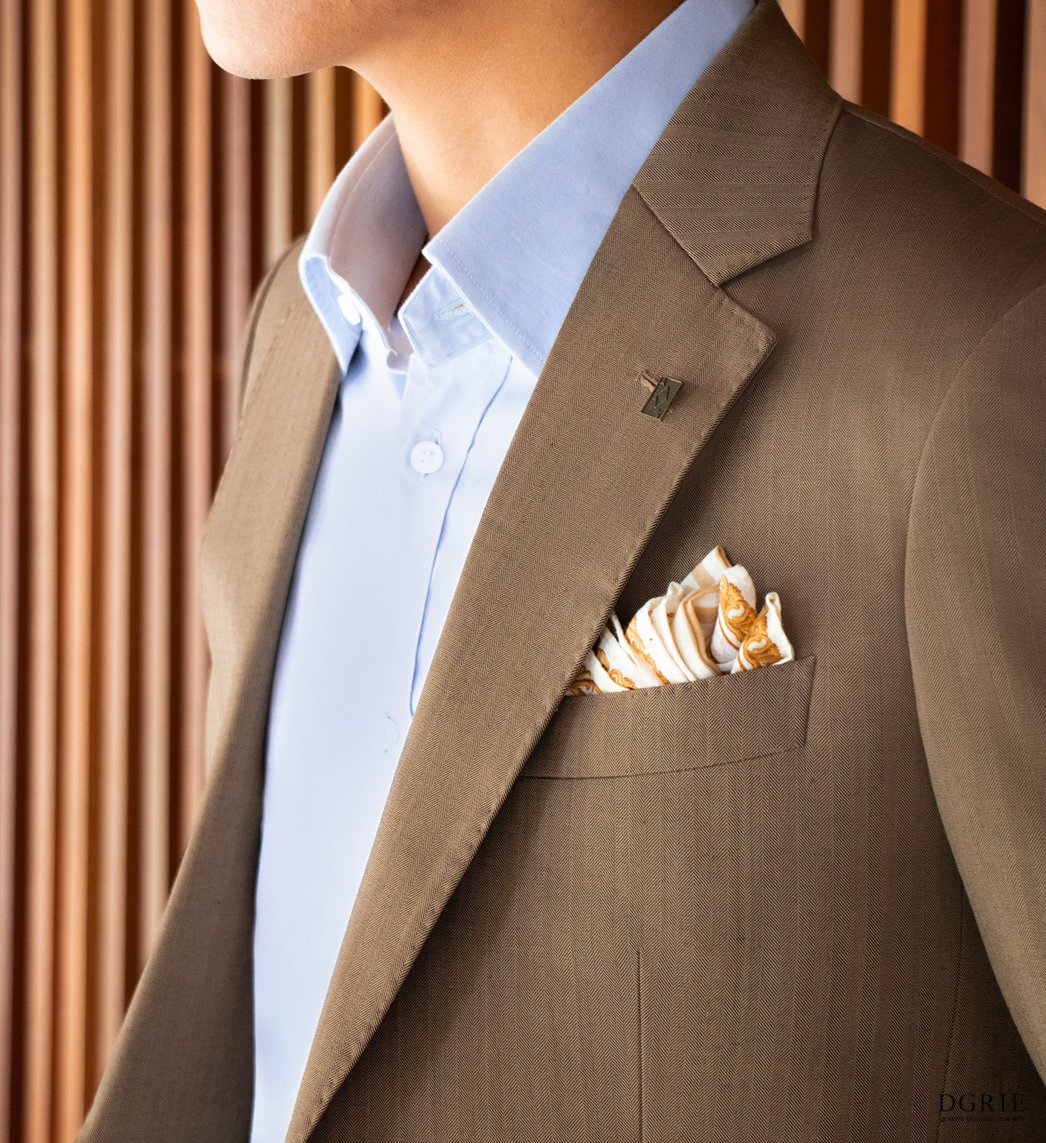 dgrie brown herringbone dgrie