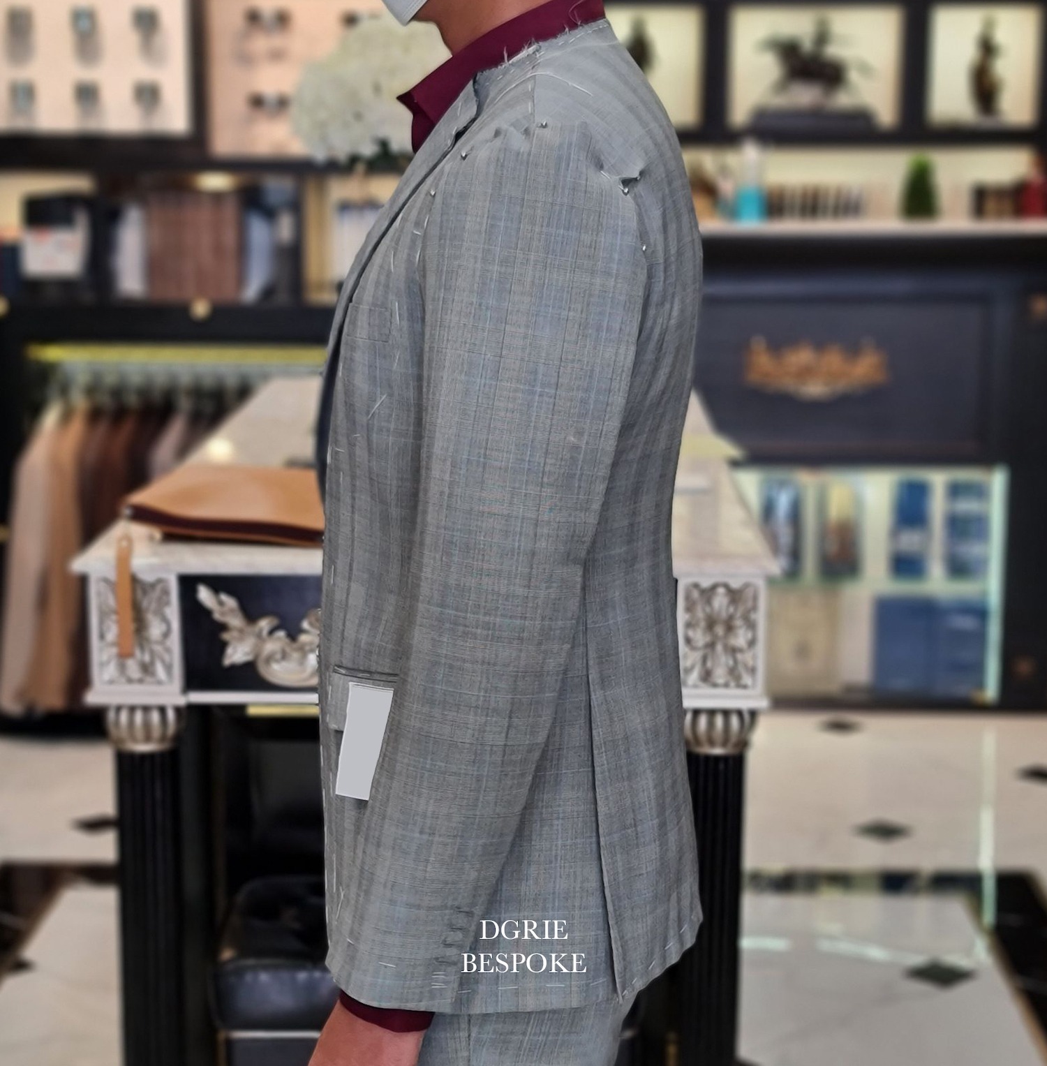 dgrie fitting grey glen check dgrie 1