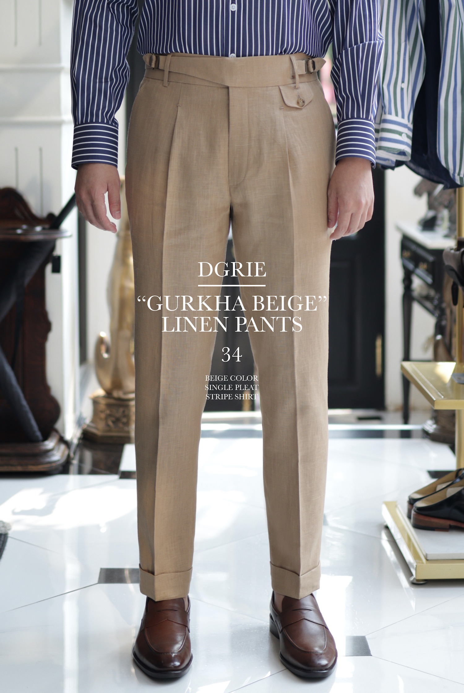 dgrie pants 34 beige gurkha linen dgrie 13 dgrie pants 34 beige gurkha linen dgrie 13
