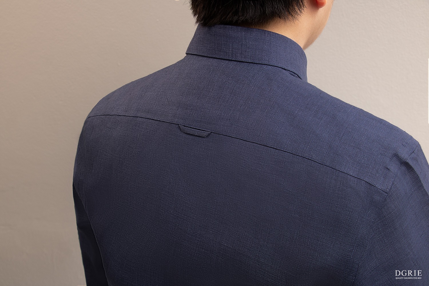 navy blue linen shirt dgrie 1