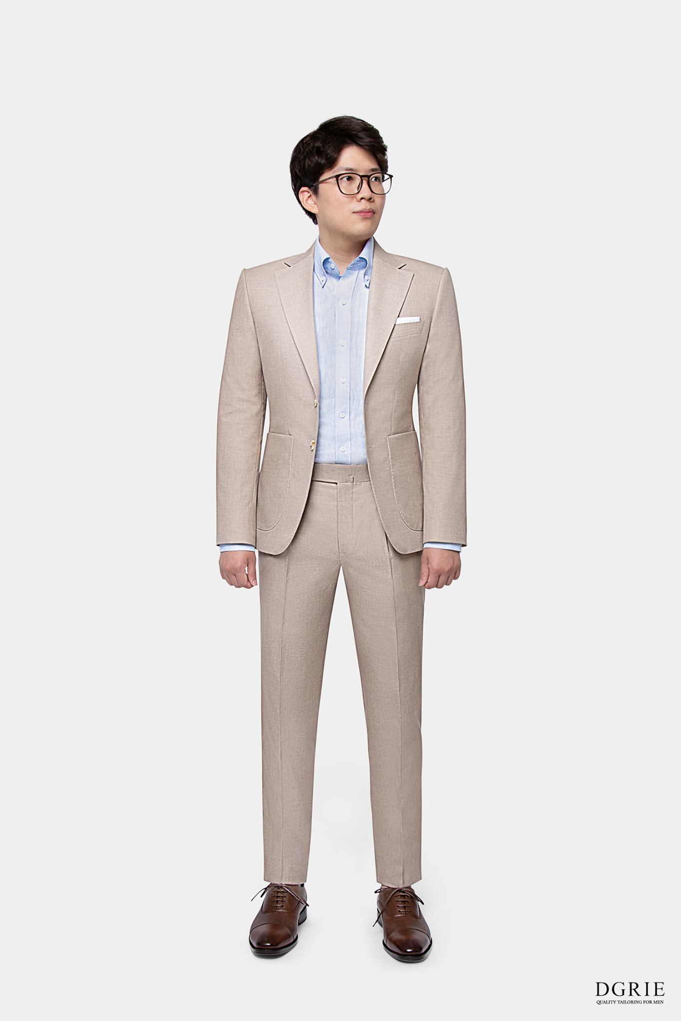 beige cotton wool 2 button dgrie 2 beige cotton wool 2 button dgrie 2