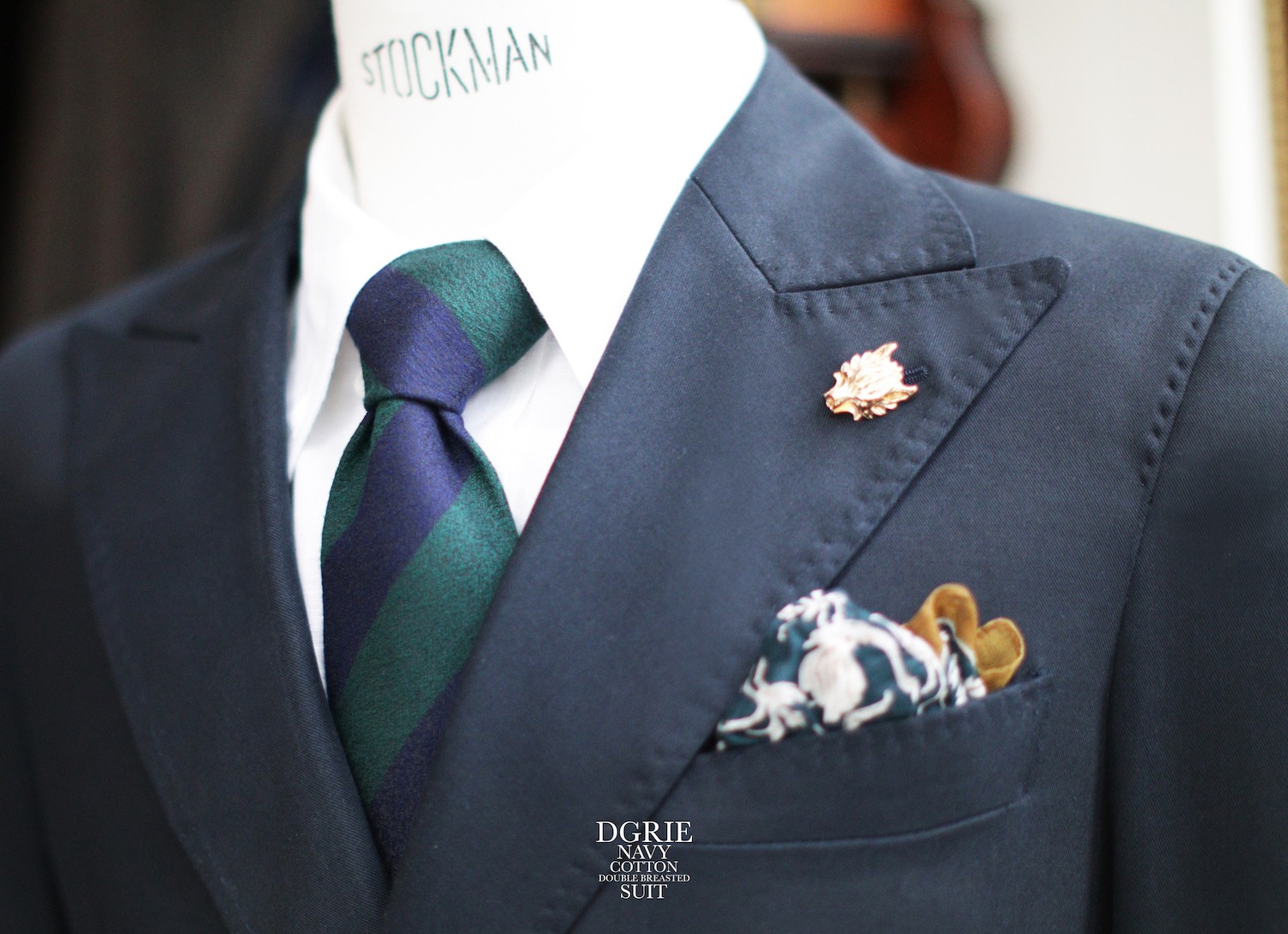 dgrie navy cotton db suits dgrie 2