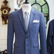 dgrie rtw blue glen check suit dgrie