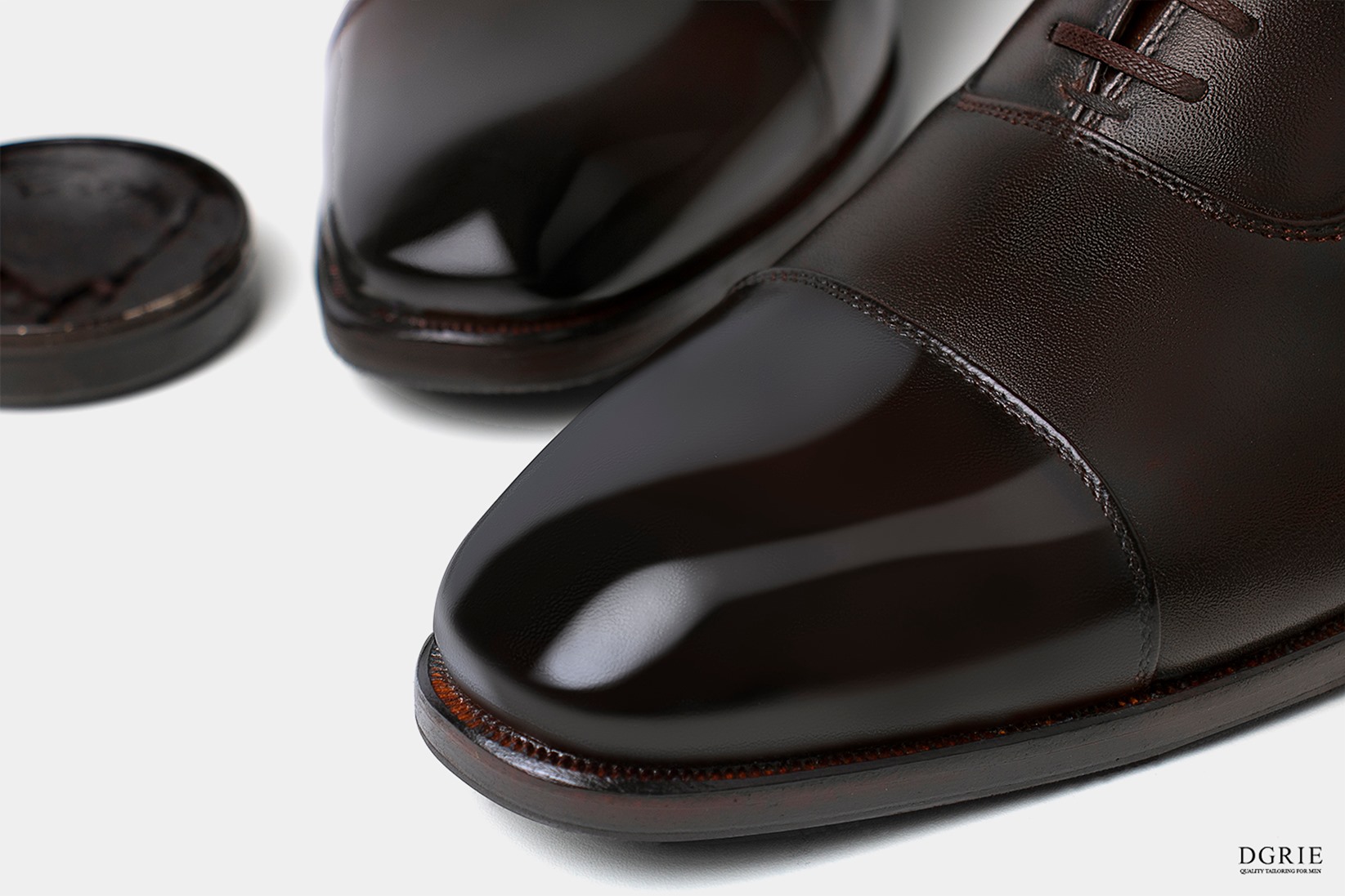 dark brown premium captoe oxford dgrie shoe dgrie 6