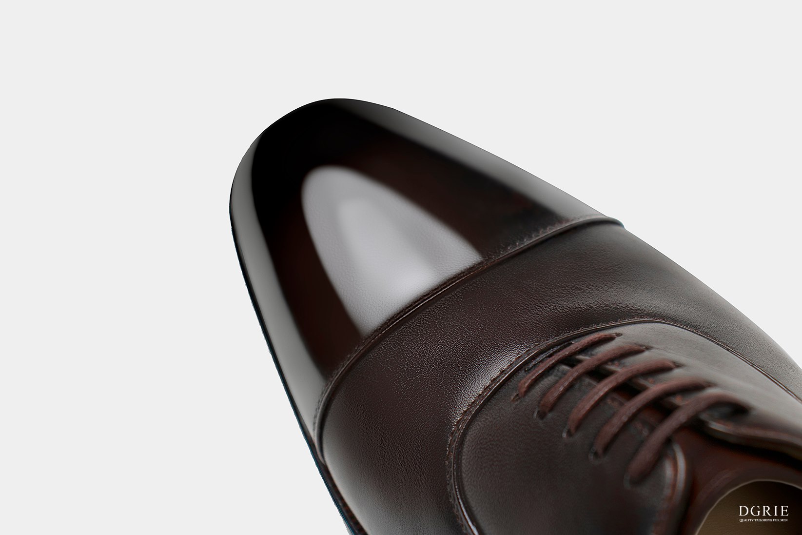 dark brown premium captoe oxford dgrie shoe dgrie 8