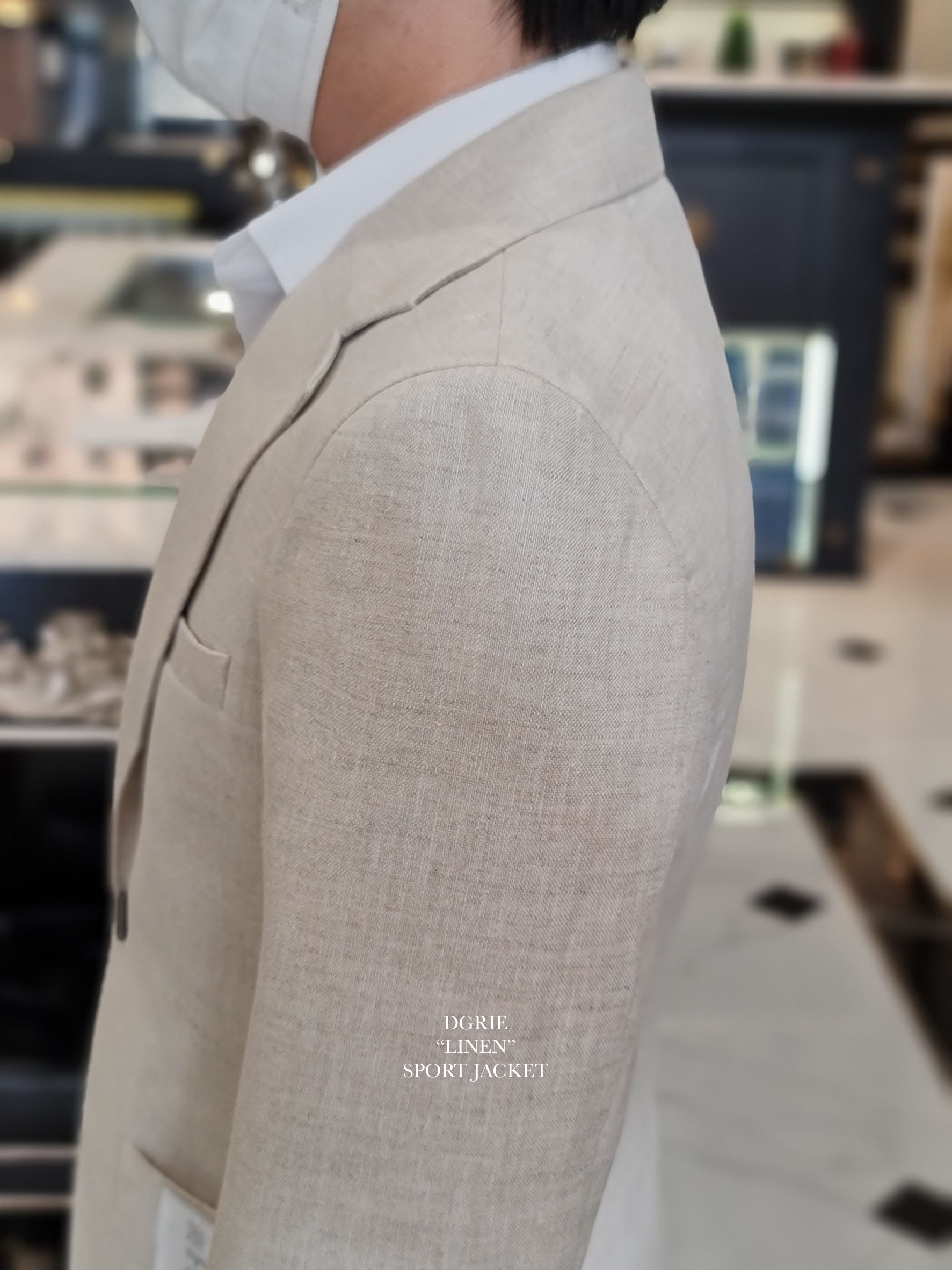 dgrie linen sport jacket beige dgrie 1