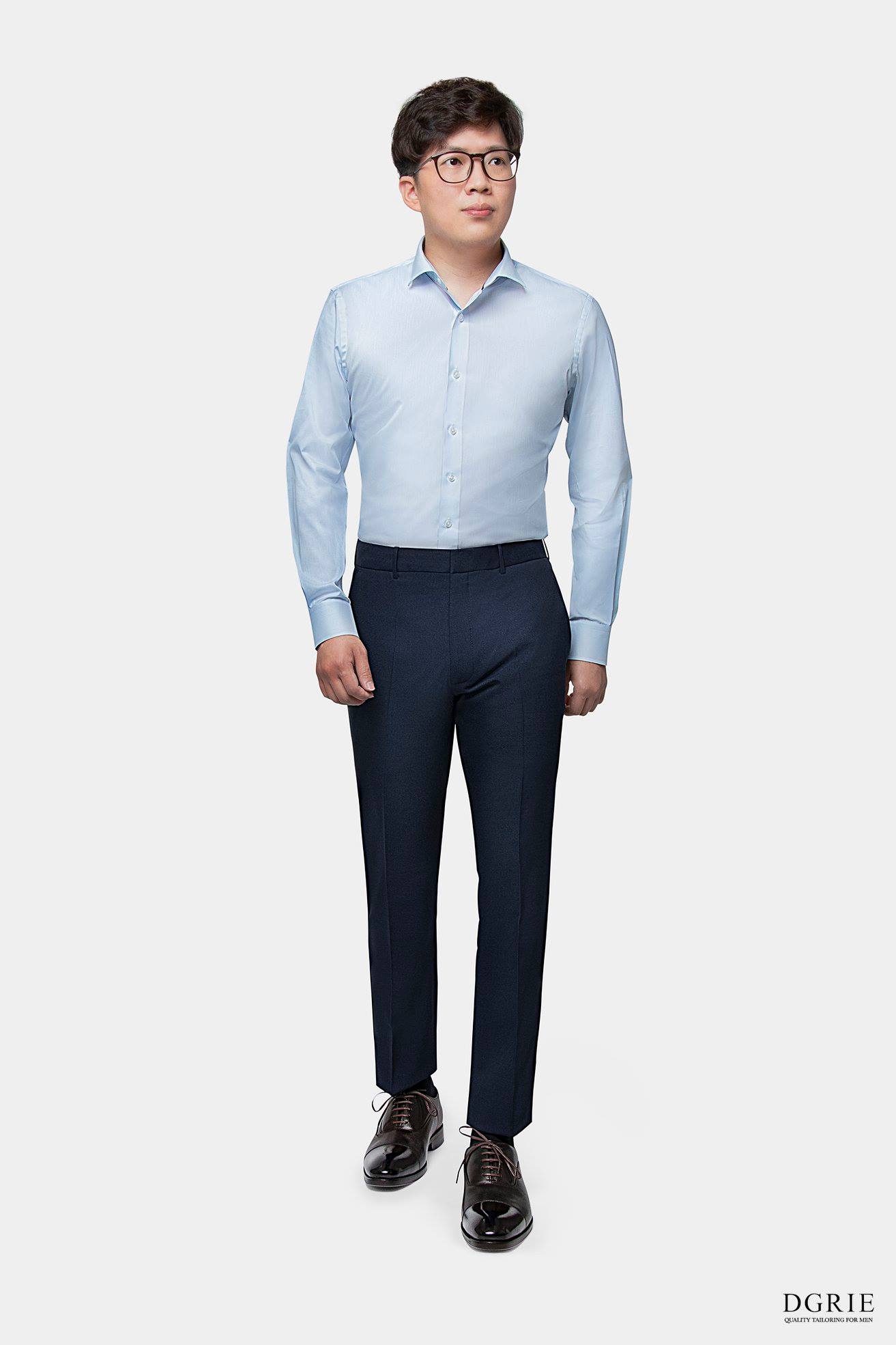 play slim fit navy blue pants dgrie dgrie 3