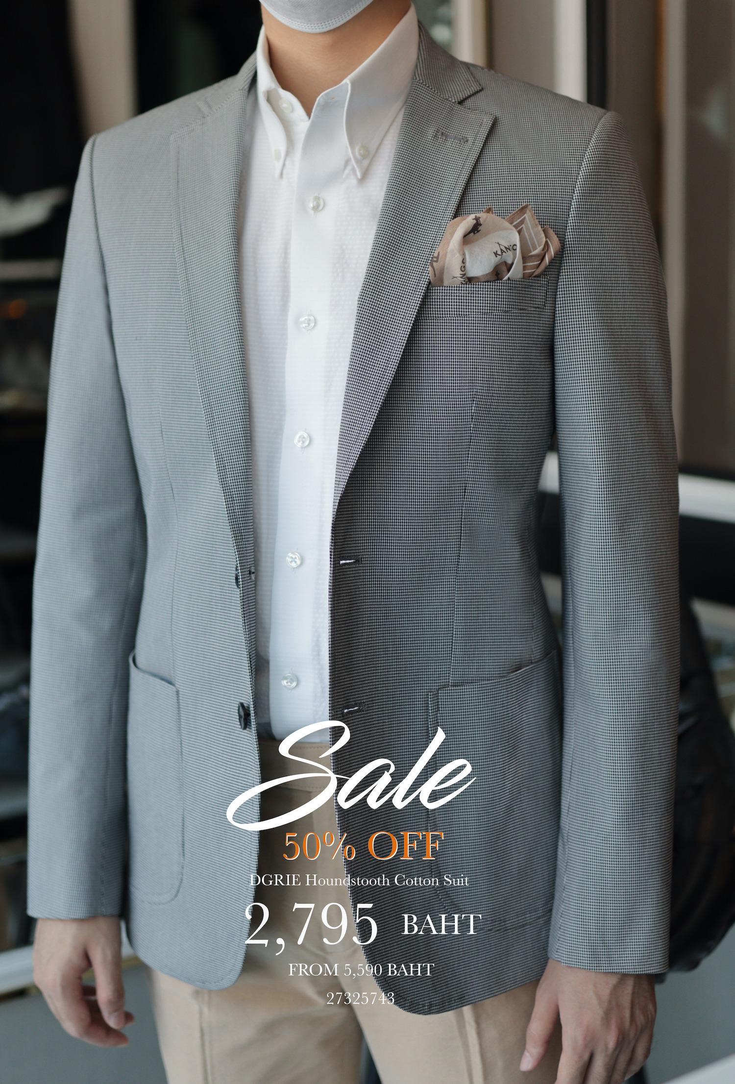 dgrie 50 sale houndstooth cotton suit dgrie