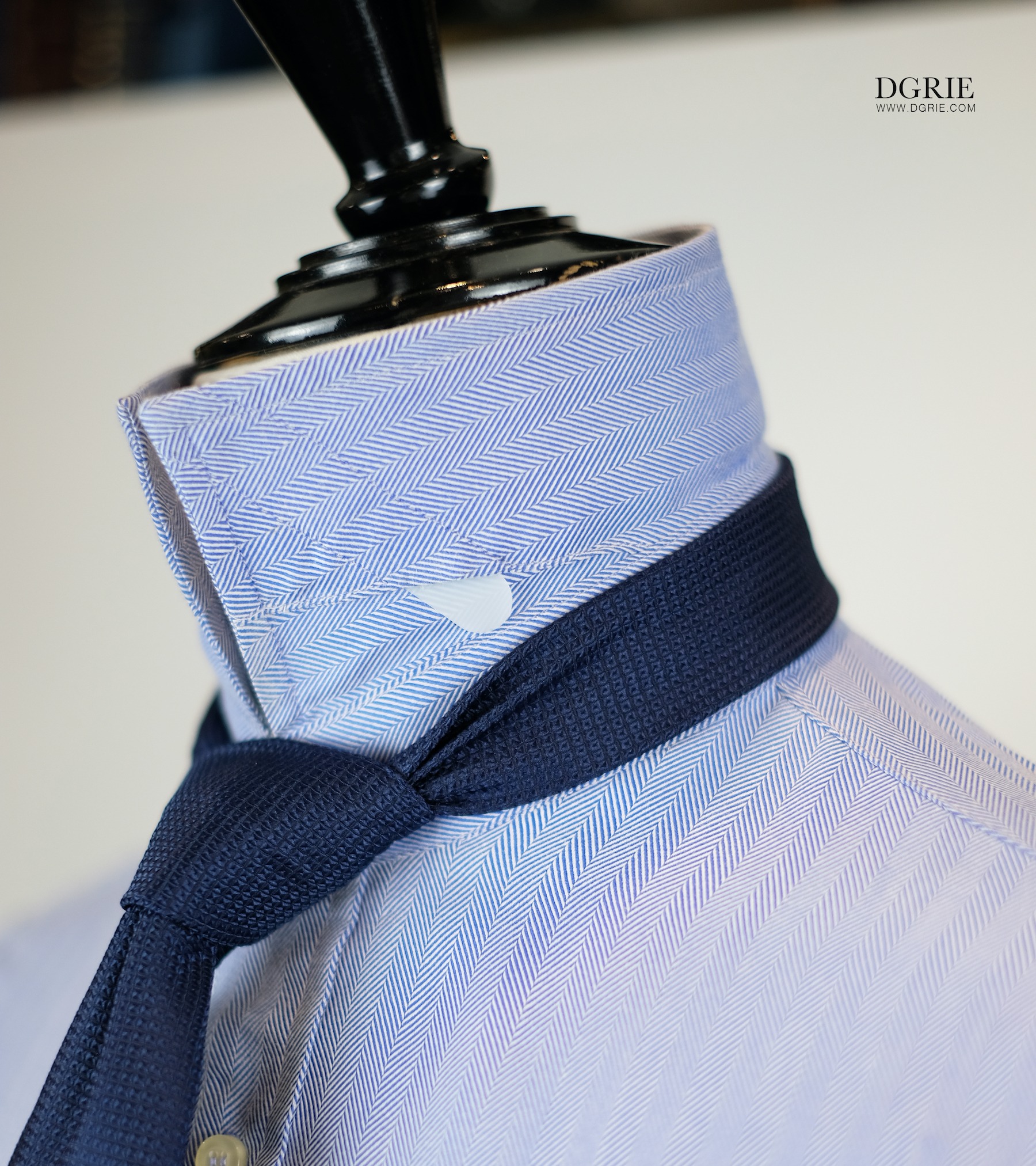 dgrie blue herringbone pocket shirt dgrie 3