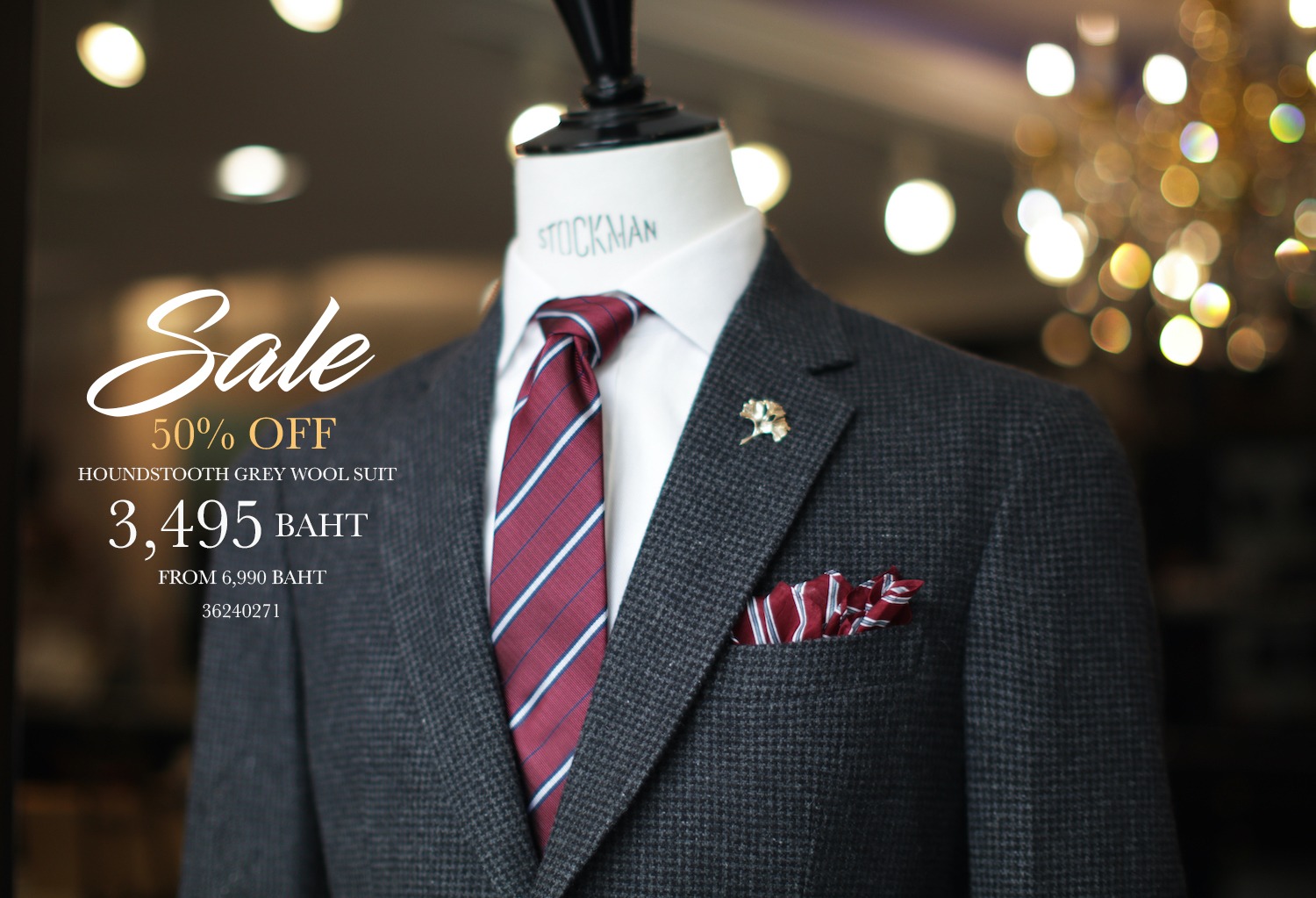 dgrie houndstooth grey 100 wool suit dgrie