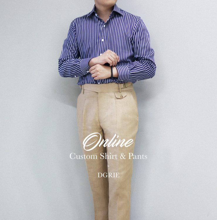 DGRIE ONLINE SHIRT & PANTS ตัดเชิ้ตออนไลน์ ตัดกางเกงออนไลน์ 21 dgrie online custom shirt pants dgrie
