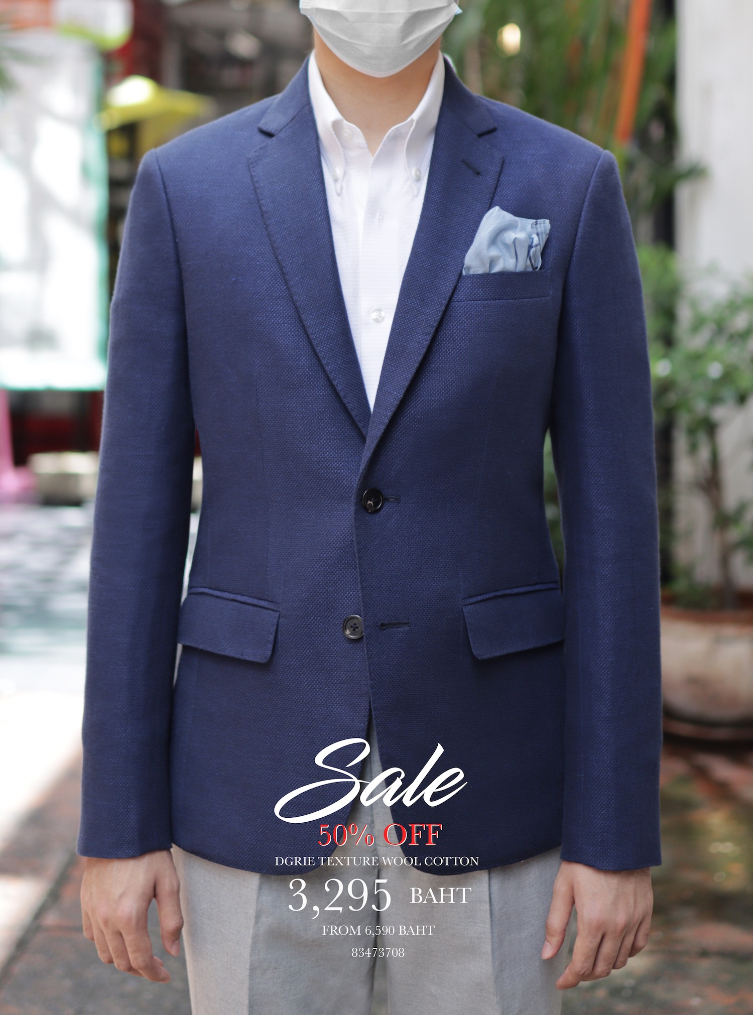 dgrie sale 50 navy texture cotton wool dgrie 2