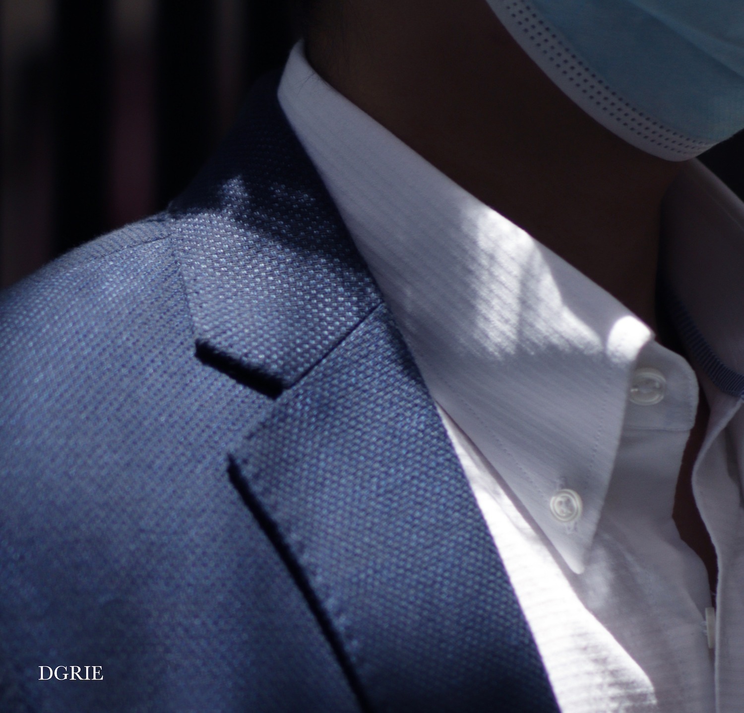 dgrie sale 50 navy texture cotton wool dgrie