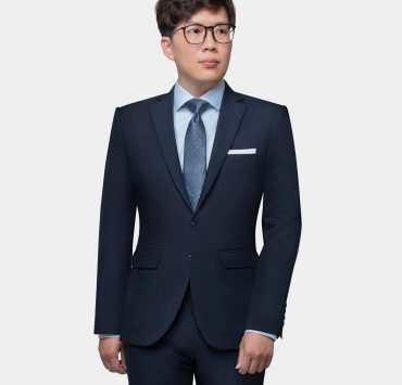 play navy 2 buttons standard dgrie 7