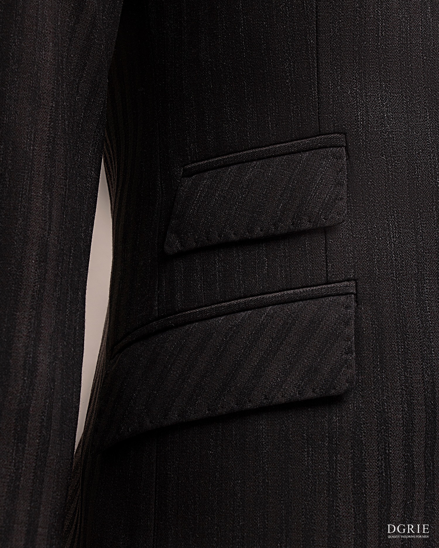 stripe 2 tone black on gray dgrie 1