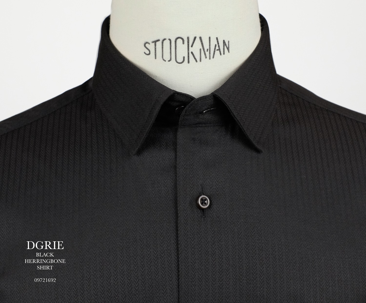 sale 70 off navy black herringbone shirt dgrie 4