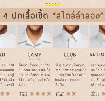 4 Casual Collar Shirts: 4 แบบปกเสื้อเชิ้ต สไตล์ลำลอง 15 4 casual collar shirts 4 dgrie