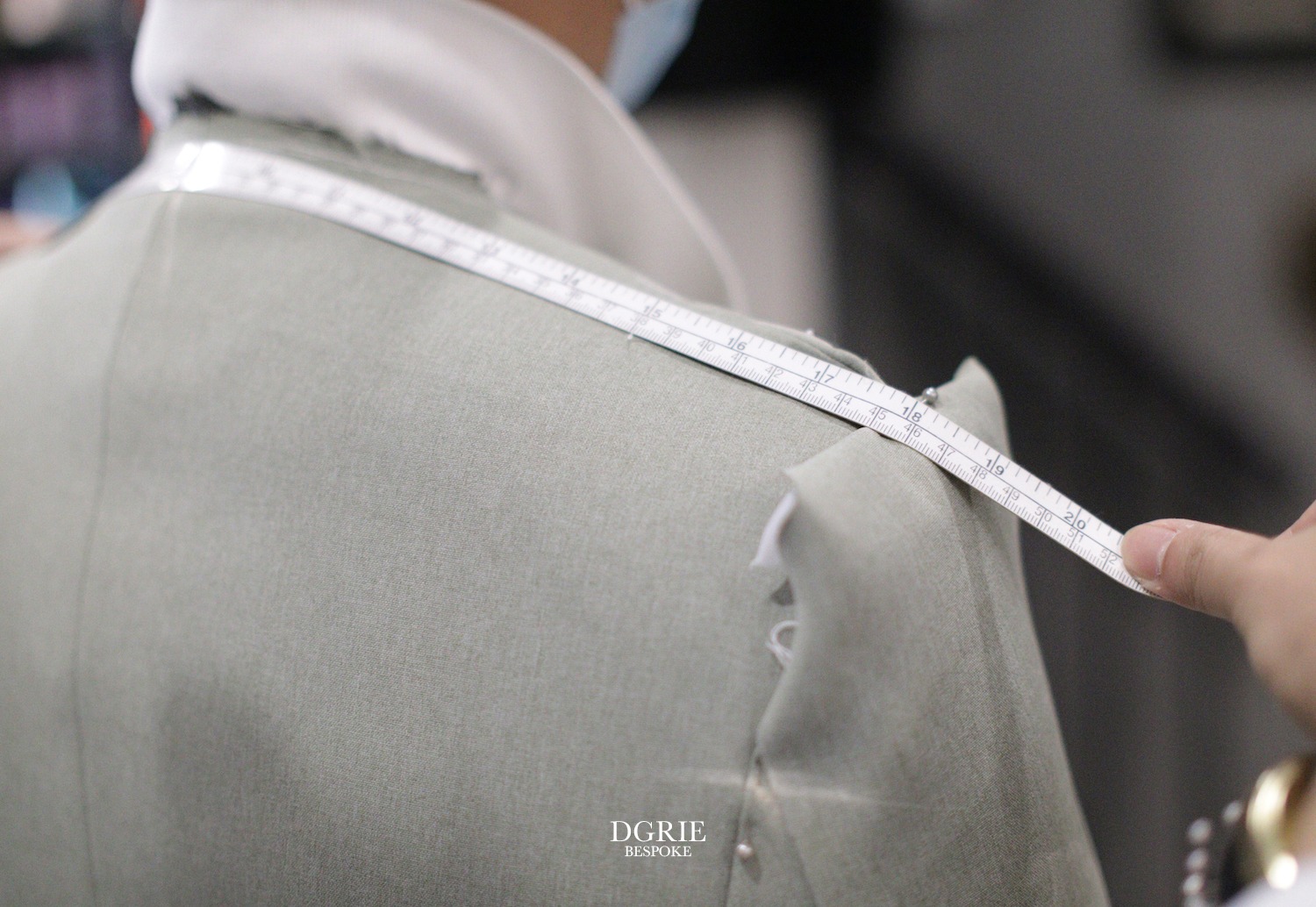 dgrie bespoke light green grey suit dgrie 4