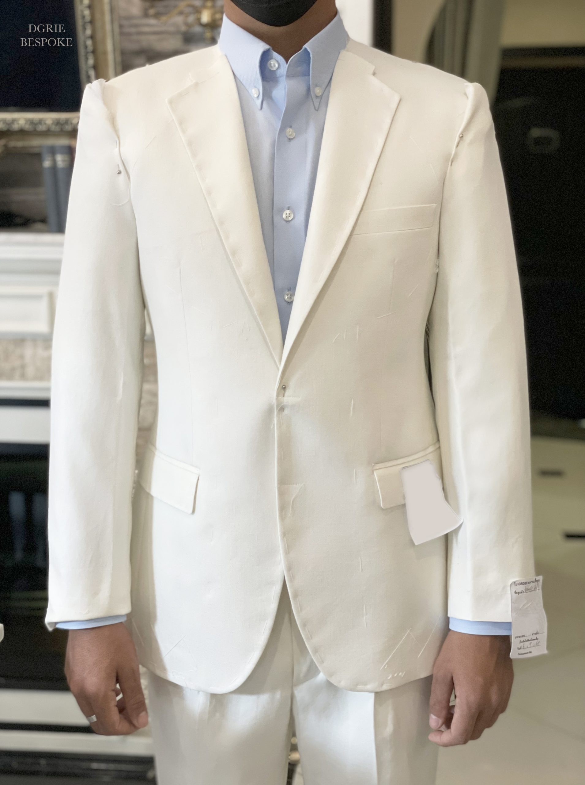 dgrie fitting ivory white dgrie