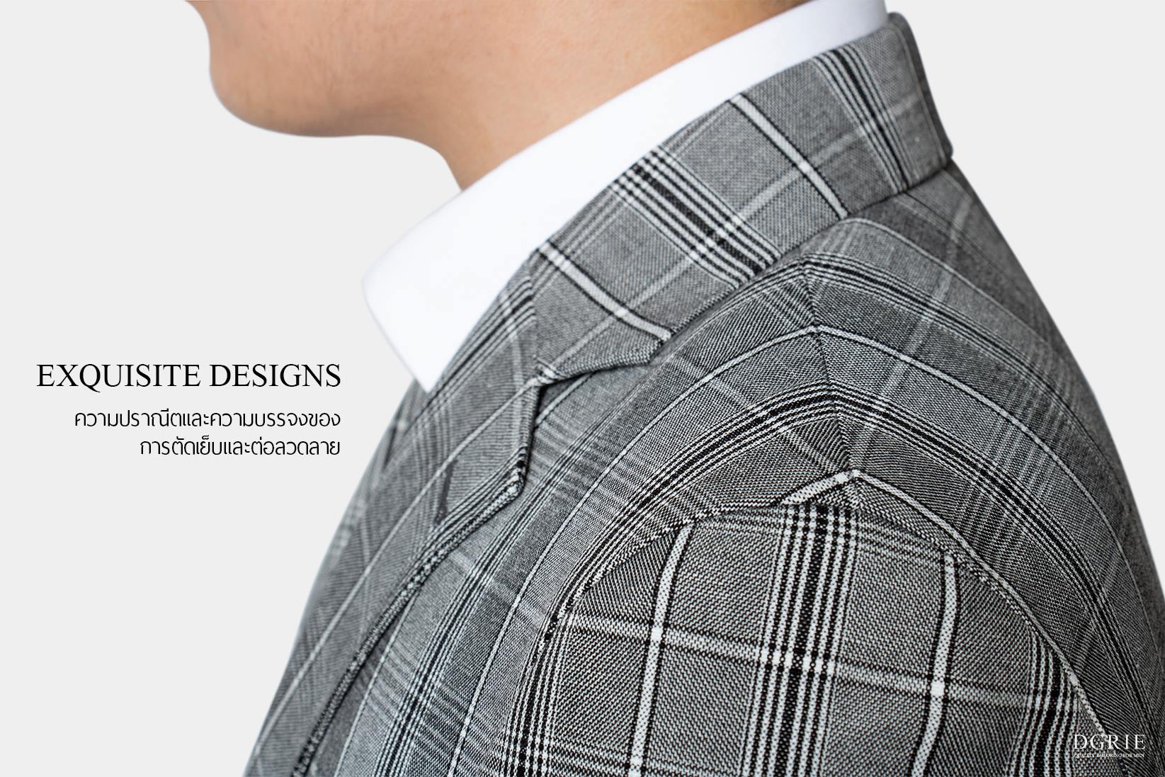 dgrie glen check suit grey dgrie 5