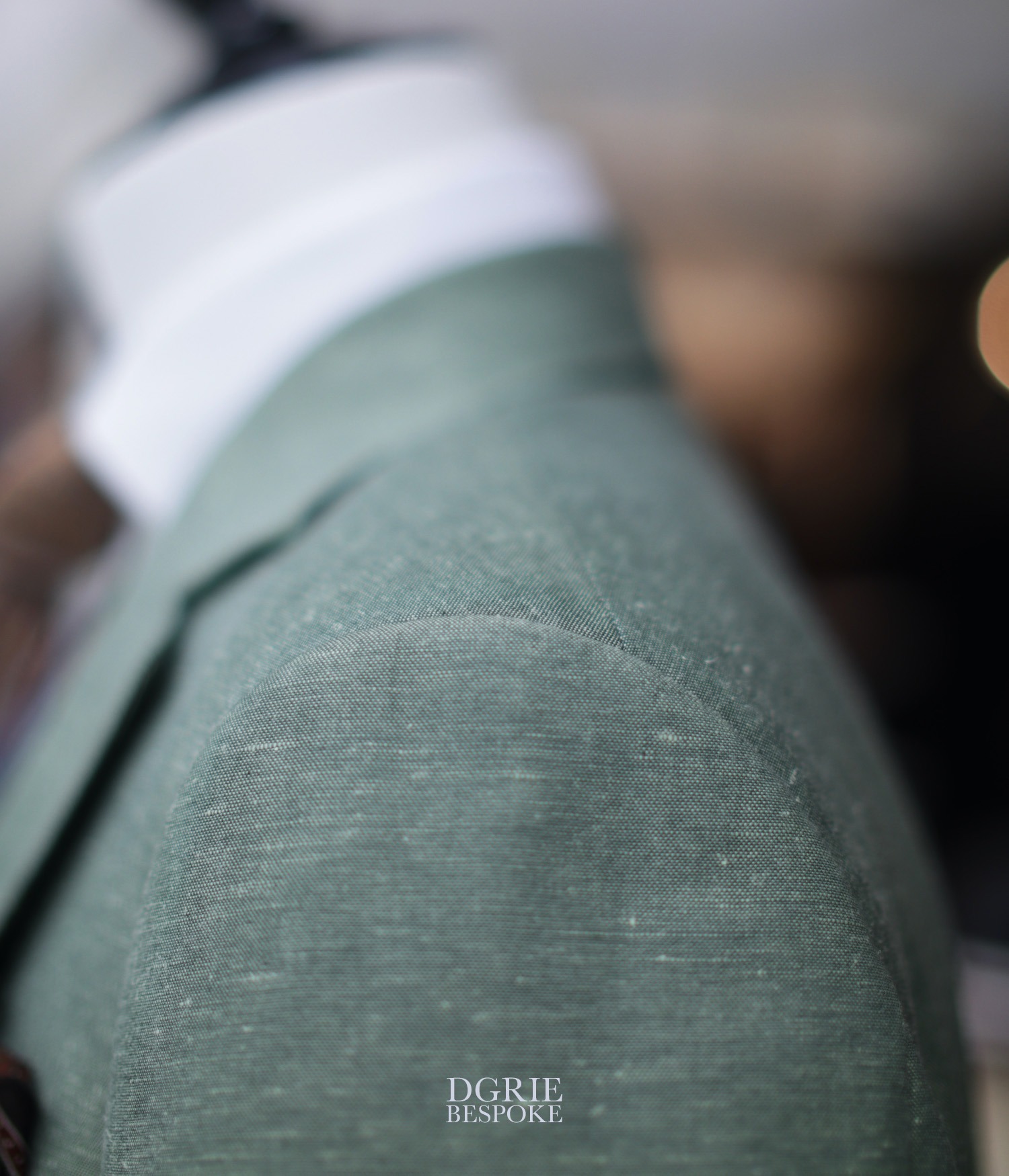 dgrie bespoke green linen cotton blazer dgrie 4