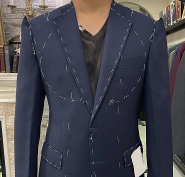 DGRIE FITTING: Navy Suit, Brown Pants: ตัดสูทสีน้ำเงิน กางเกงสีน้ำตาล 14 dgrie fitting navy suit brown pants dgrie 1