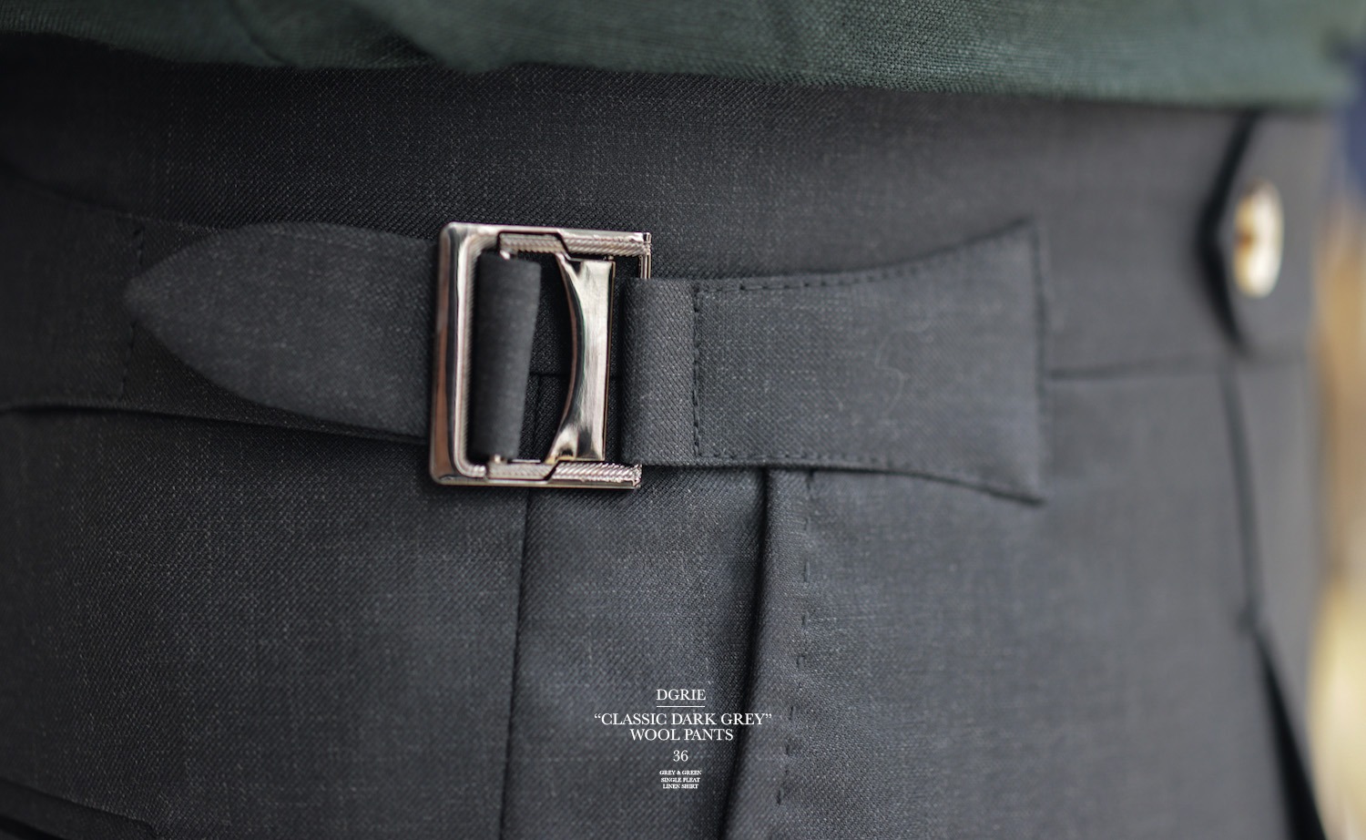 dgrie pants 36 classic dark grey dgrie 2